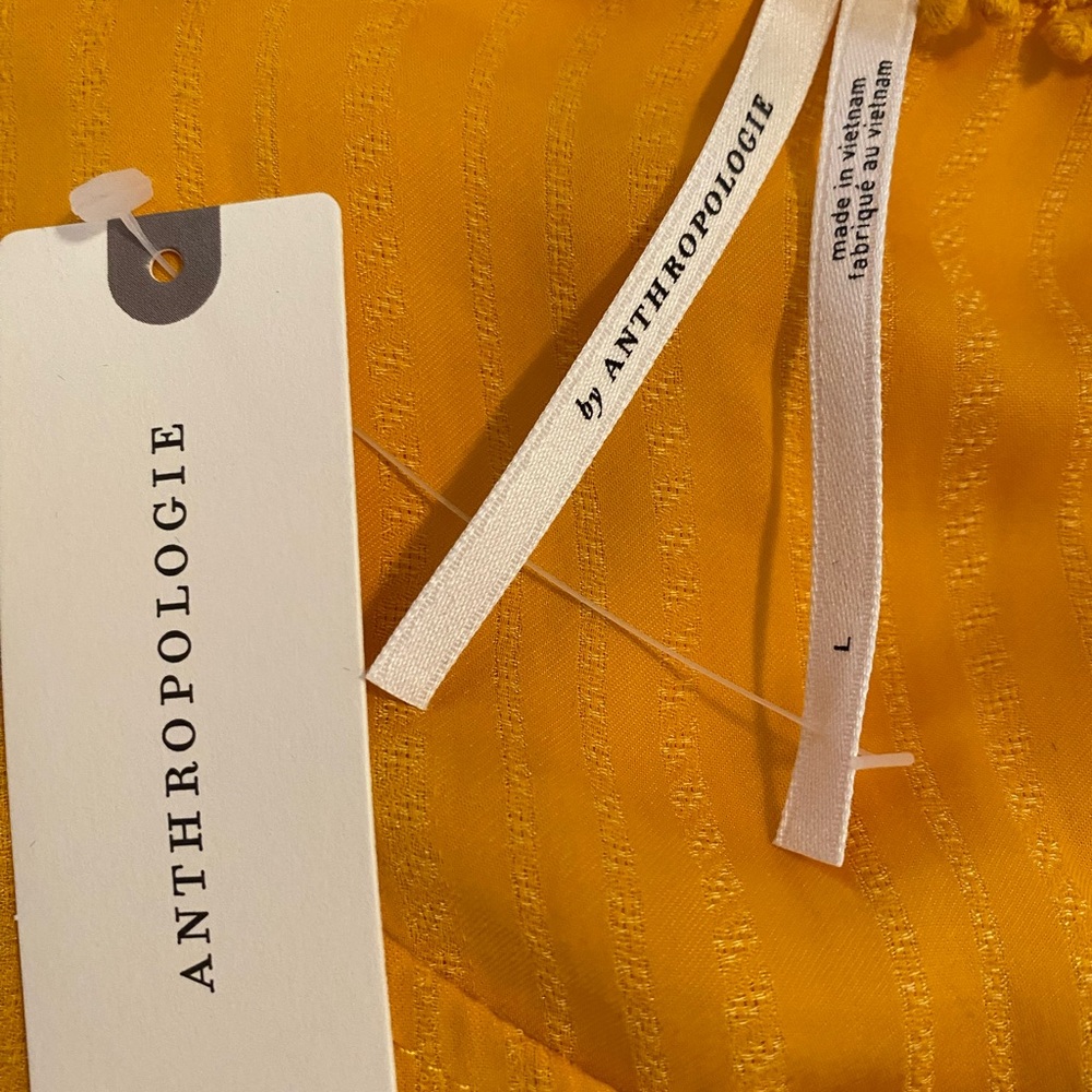 Anthropologie Golden Blouse - Picture 2 of 11